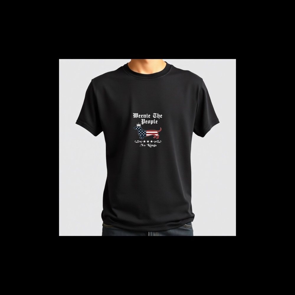 Weenie the People No Kings Daushund T-shirt - You choose color and size!